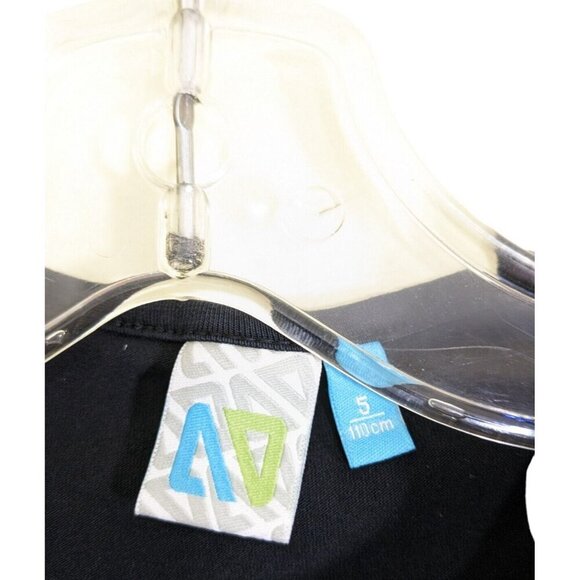 Nano Girls Red Black Dress 5 Embellished Pocket Bow Hearts Long Sleeve Artsy - Picture 6 of 7